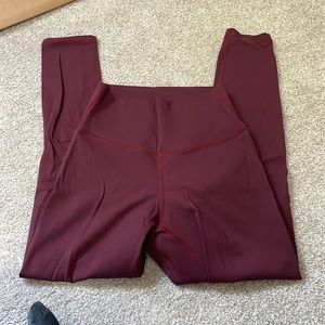 Burgundy NVGTN leggings